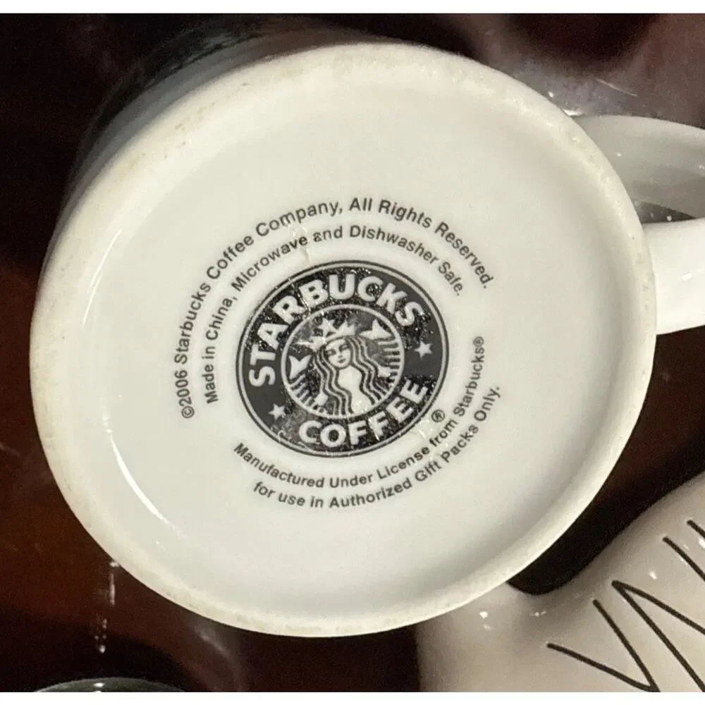Starbucks Coffee Mug Cup Siren Logo 2006/2020/2024/2014 Red /white Mugs